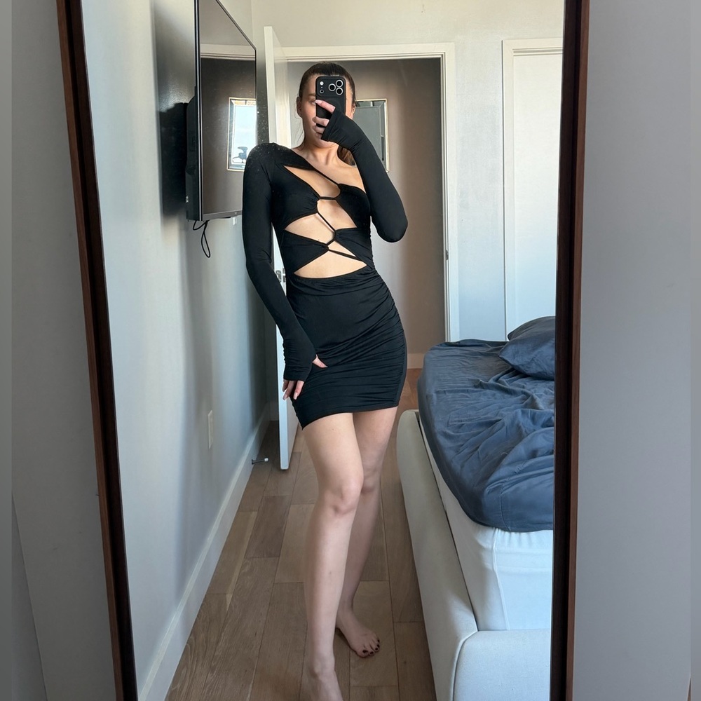 Cut out bodycon dress Small